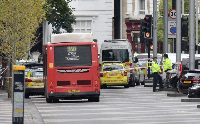 Emergency services at the scene