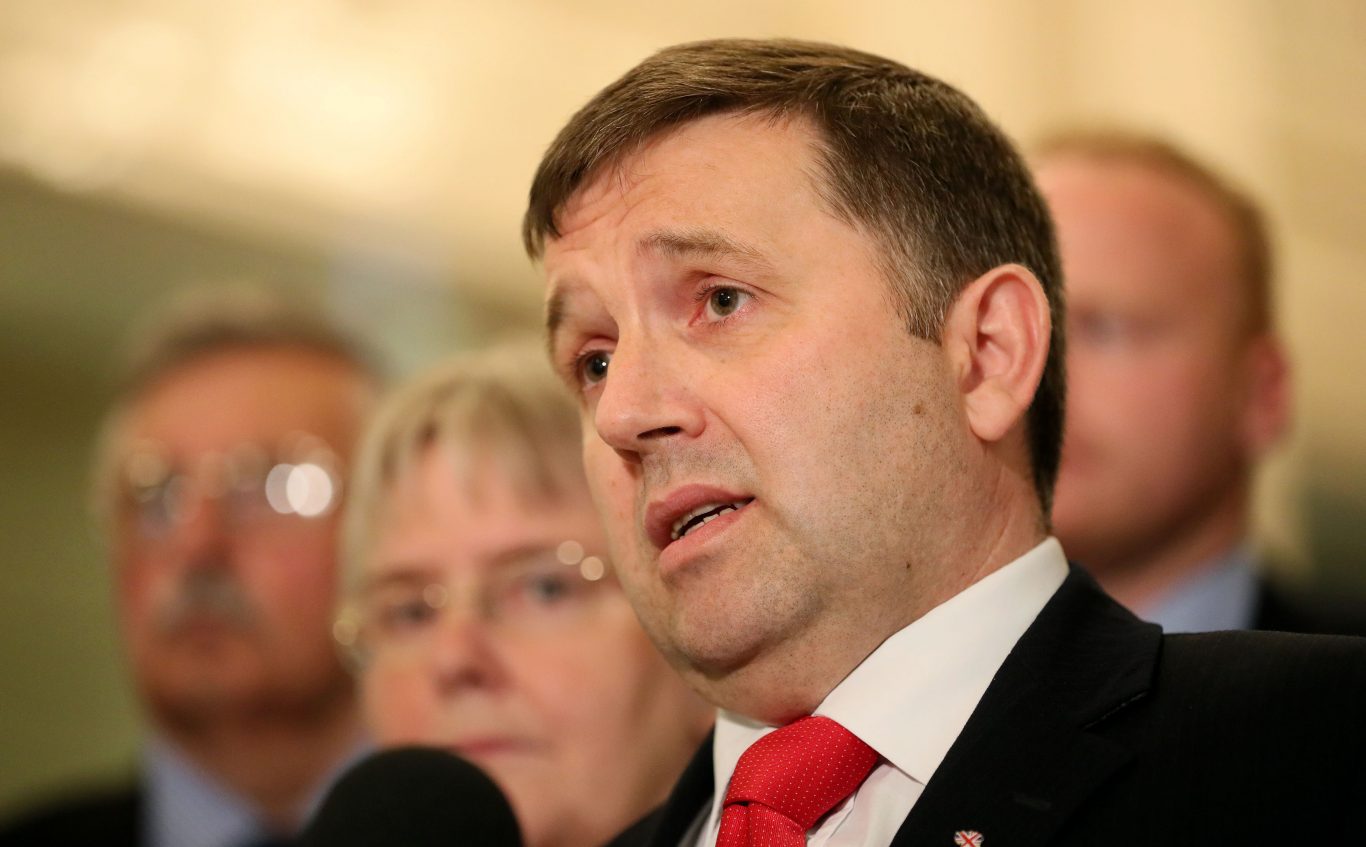 UUP Leader Robin Swann said the party won't give cover to the DUP and Sinn Fein (Brian Lawless/PA)