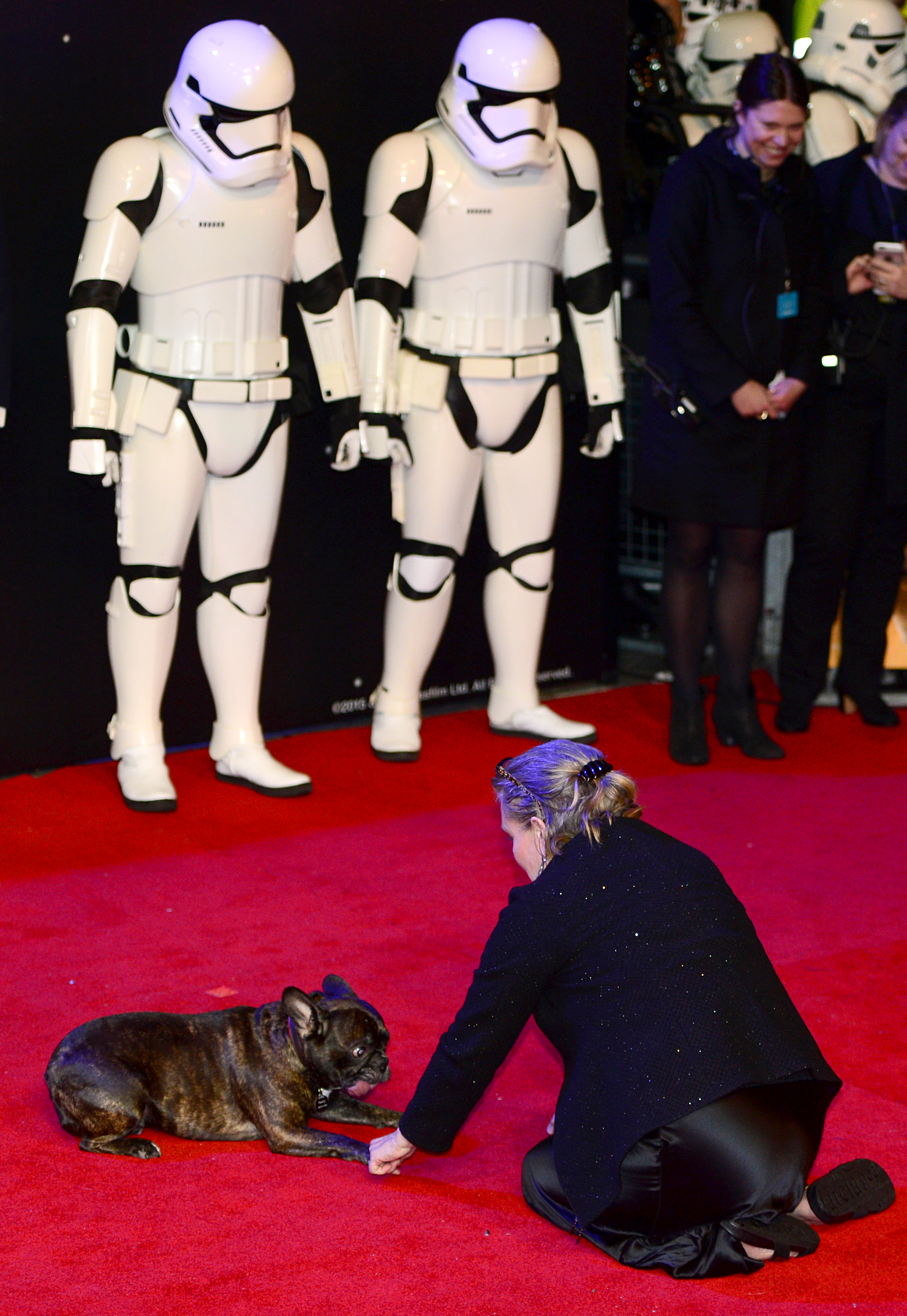 Carrie Fisher with Gary