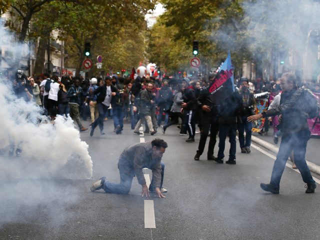 Protests in Paris 