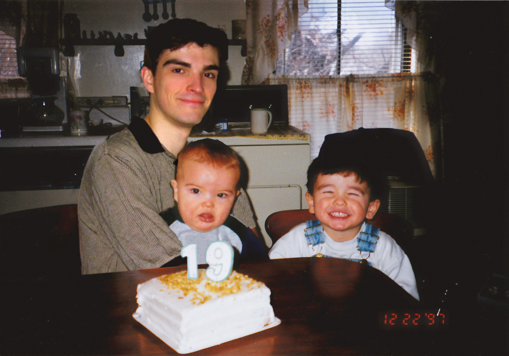 Conor with his brother and younger self (Conor Nickerson)