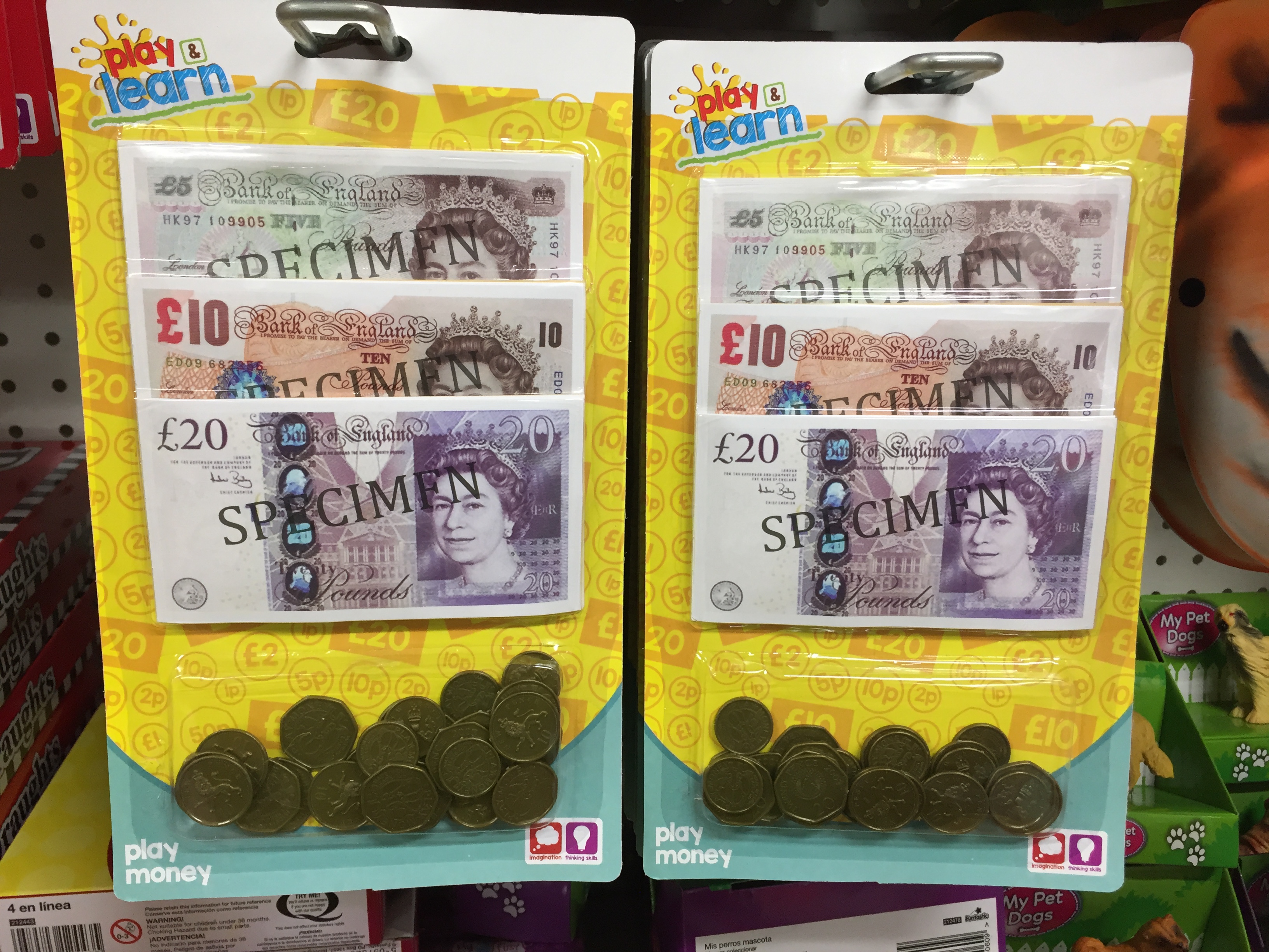 toy money poundland