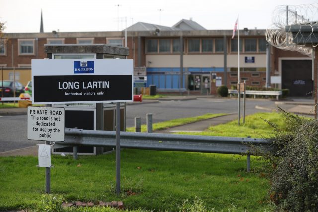 HMP Long Lartin, where trouble flared this week in the latest disturbance to hit Britain's jails (PA)