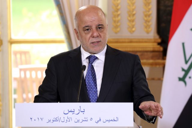 Prime minister Haider al-Abadi 