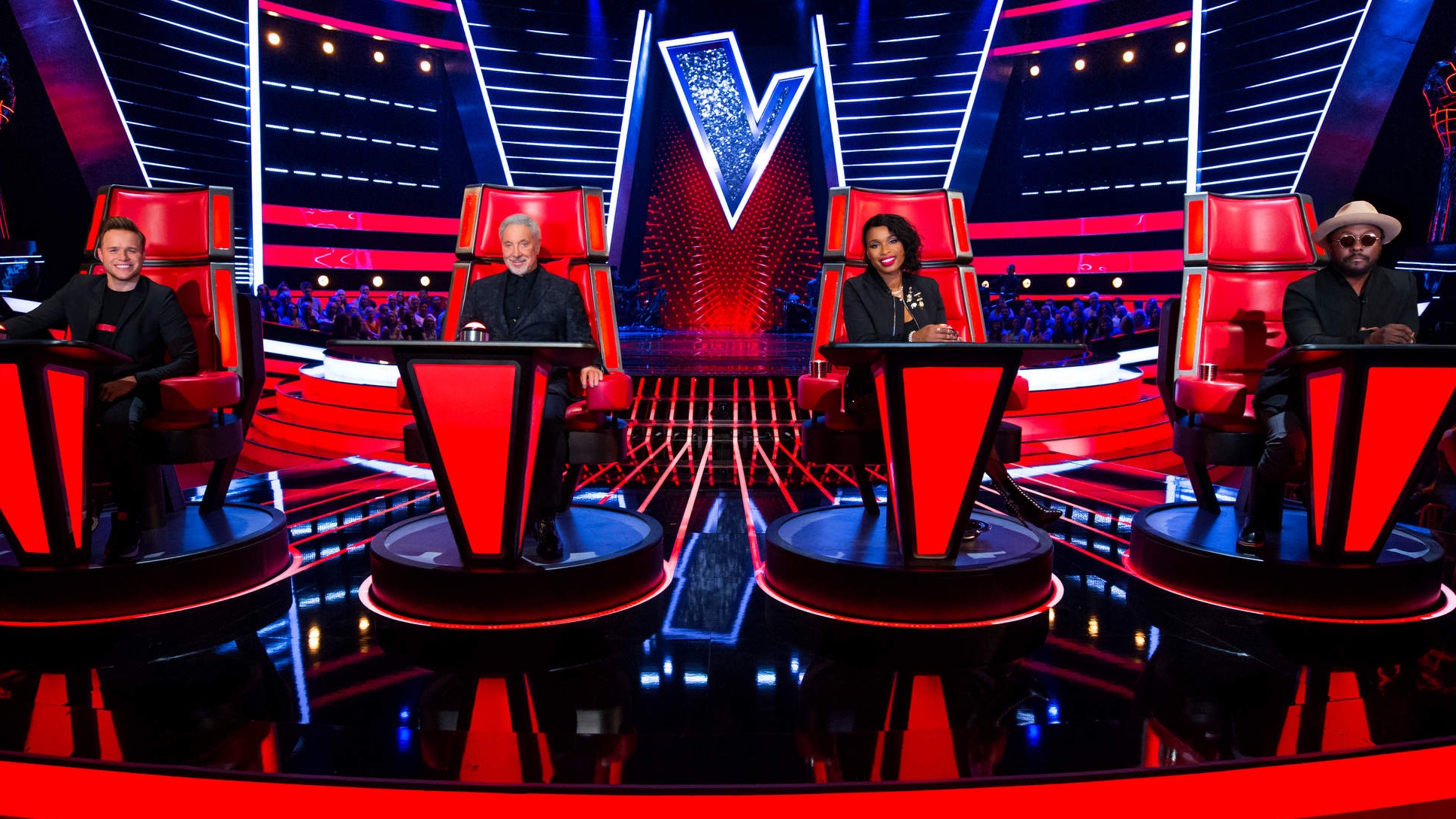 ITV unveils first picture of the new lineup on The Voice East