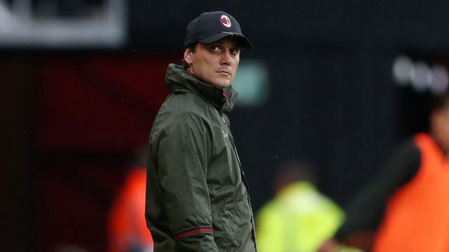 Vincenzo Montella saw his side slip further behind their rivals (Scott Heavey/PA)