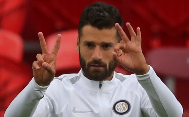 Antonio Candreva answered his critics with an assist (Niall Carson/PA)