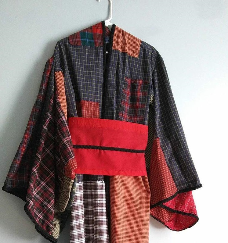 The kimono hanging up