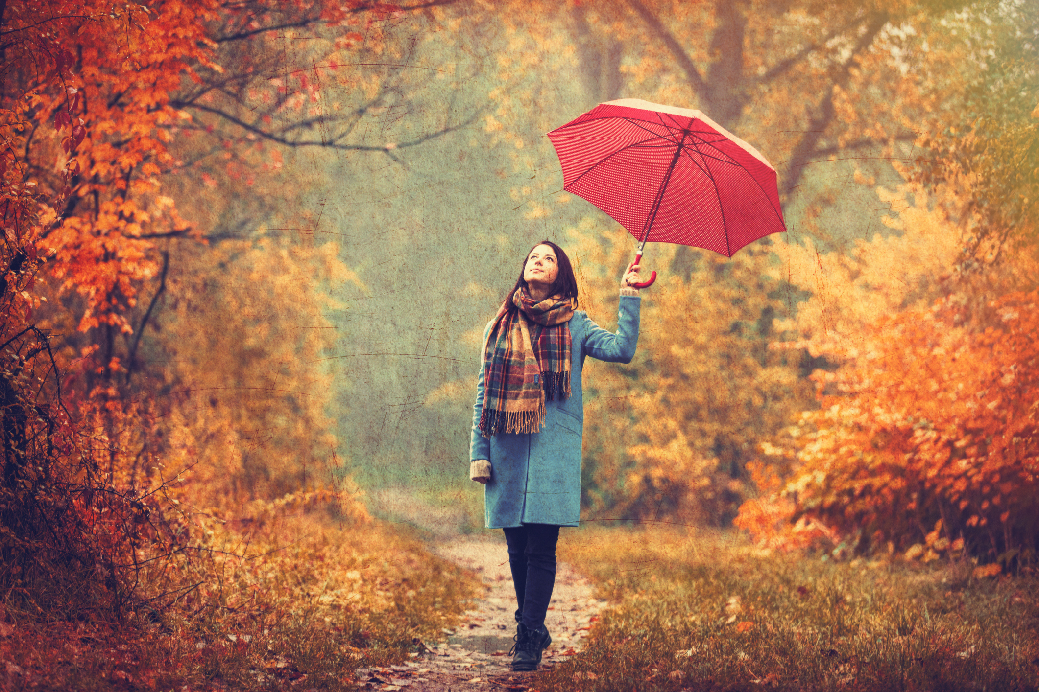 Generic photo of young woman walking in a forest in the autumn time (Thinkstock/PA)