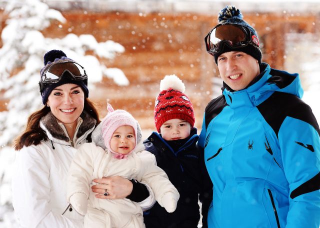 he Duke and Duchess of Cambridge with their children, Princess Charlotte and Prince George