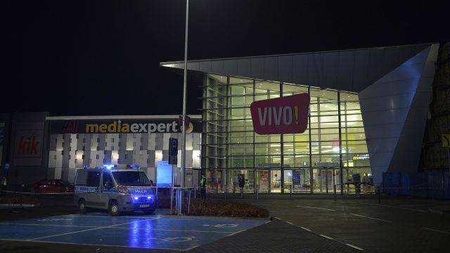 Police said the weapon was a knife, and that a 50-year-old woman had died in hospital