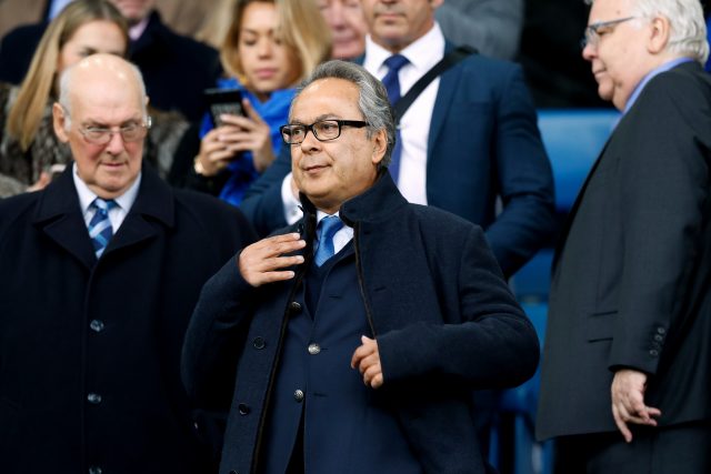 Farhad Moshiri watched on as Arsenal increased Everton's woes