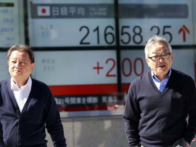 Stocks rose in Tokyo on Monday morning following the vote