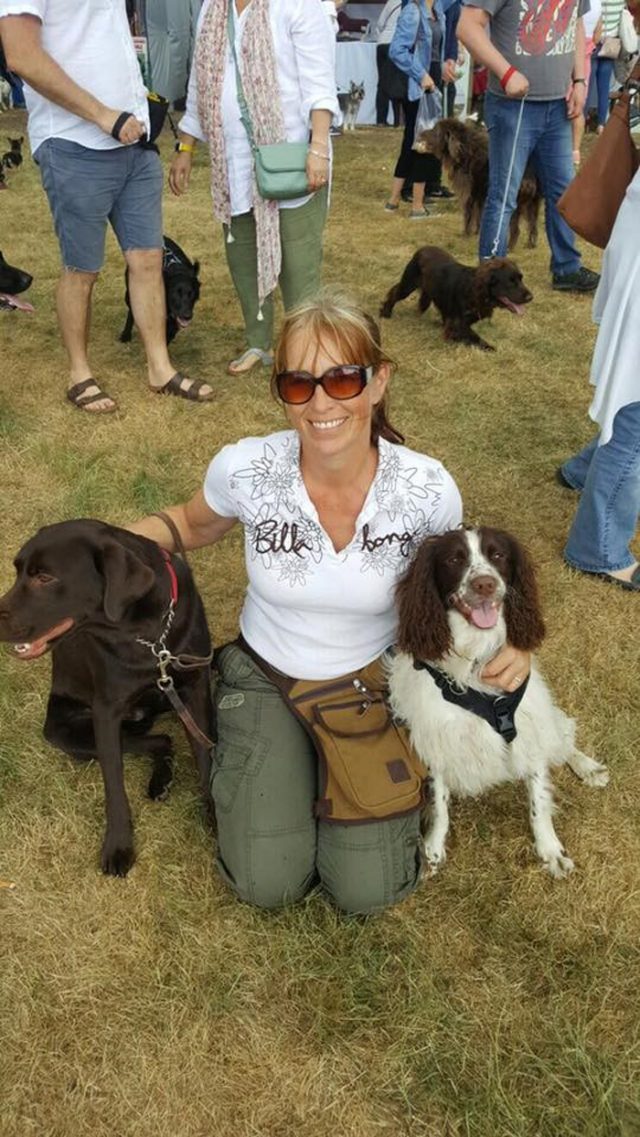 Helen Fox and her dogs (Collect/PA Real Life)