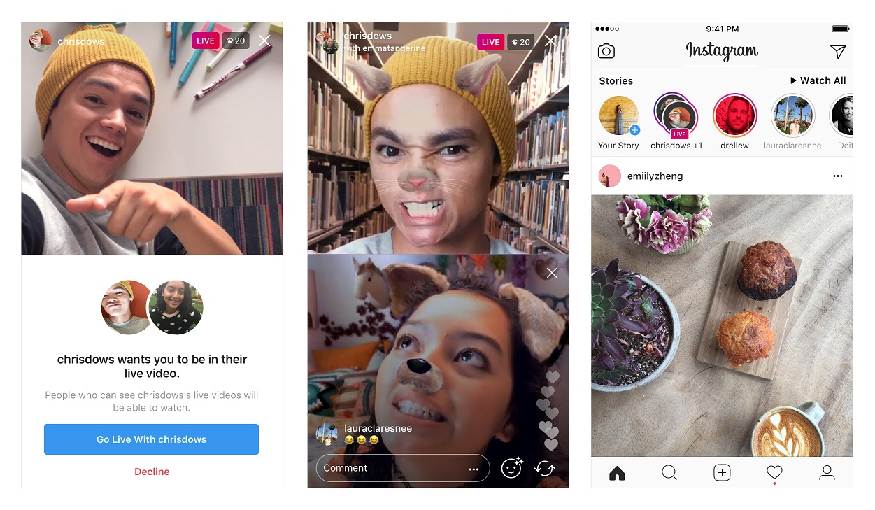All Instagram users now have the live videos with their friends feature ...