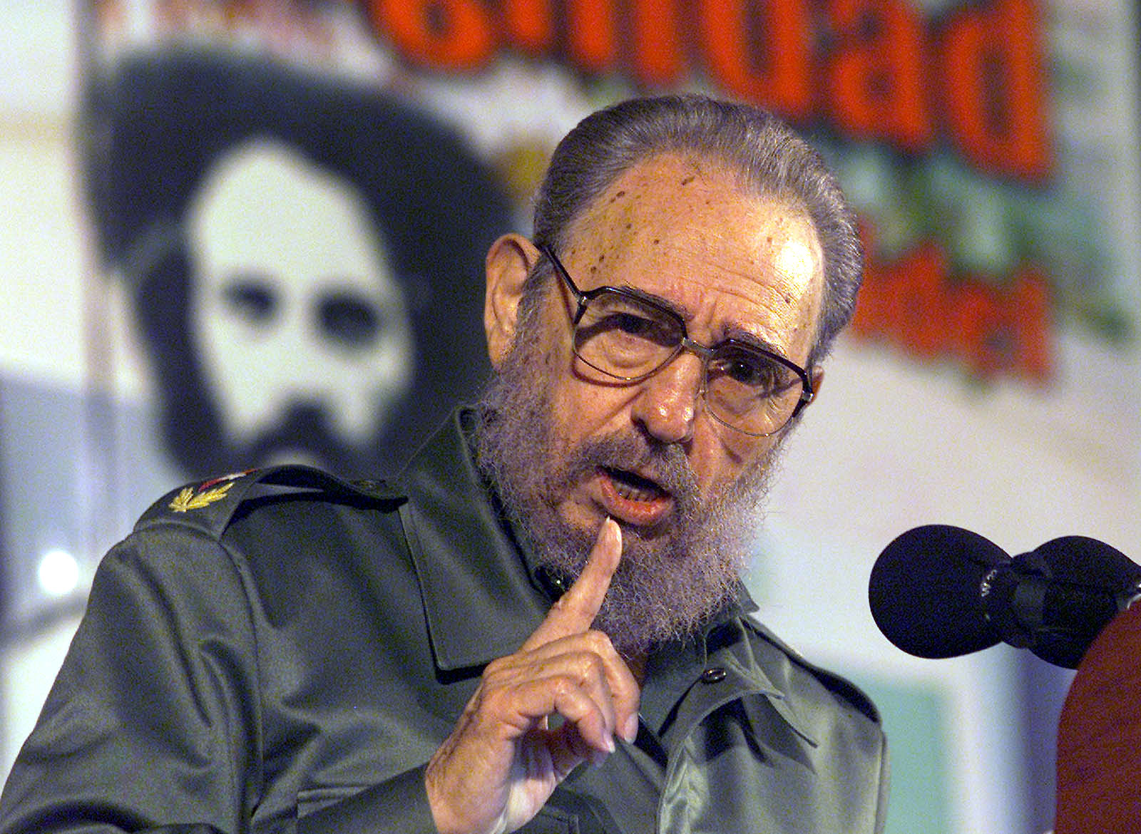 Cuban leader Fidel Castro 