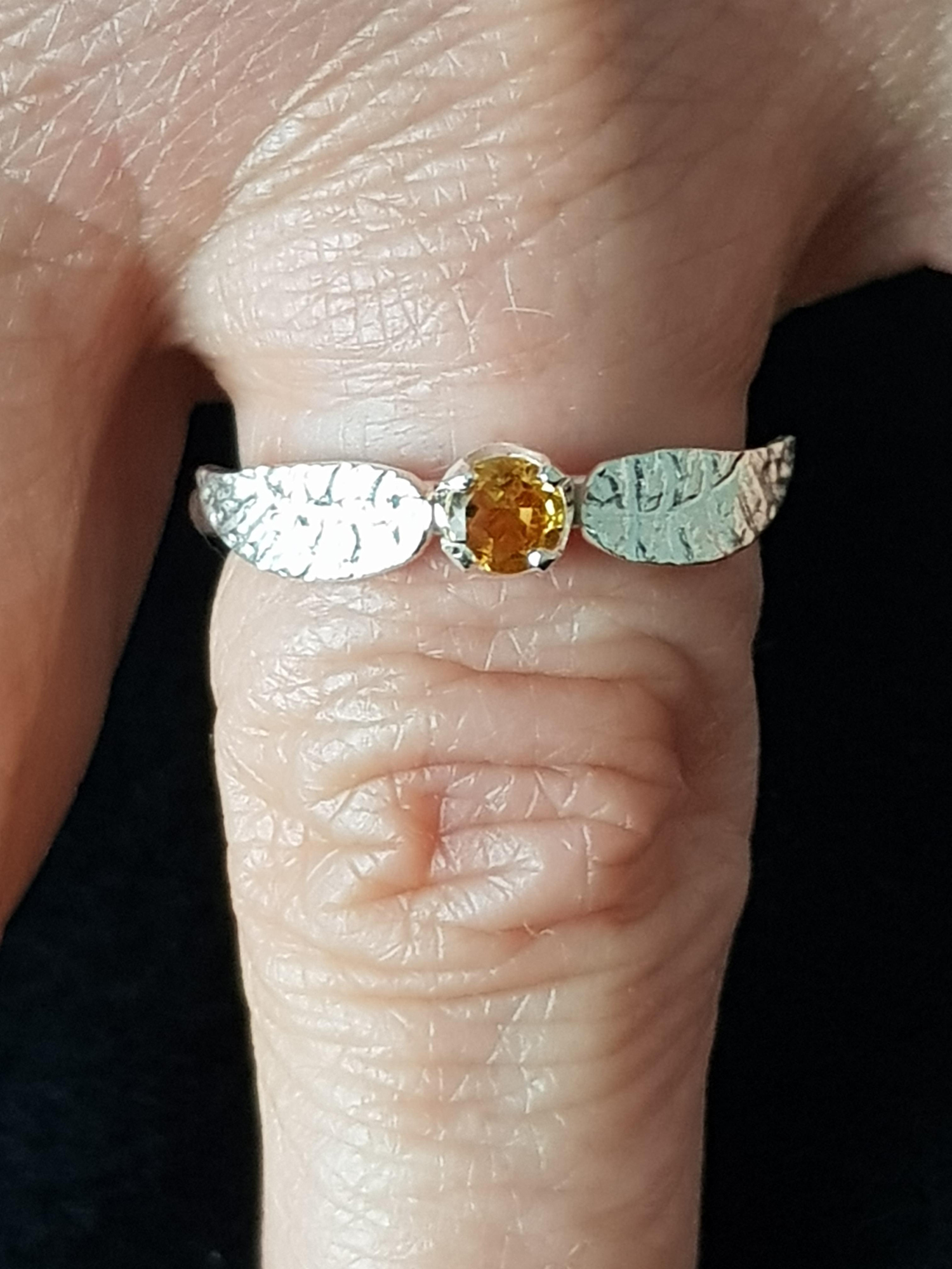 beautiful golden snitch ring created 