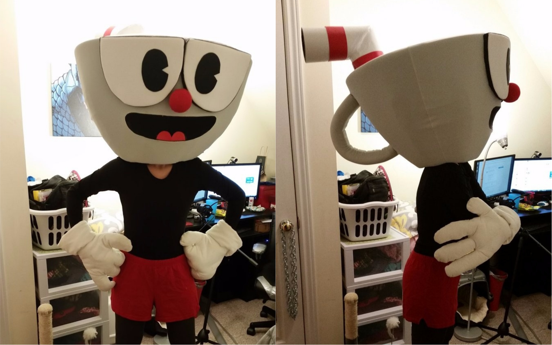 The Cuphead outfit