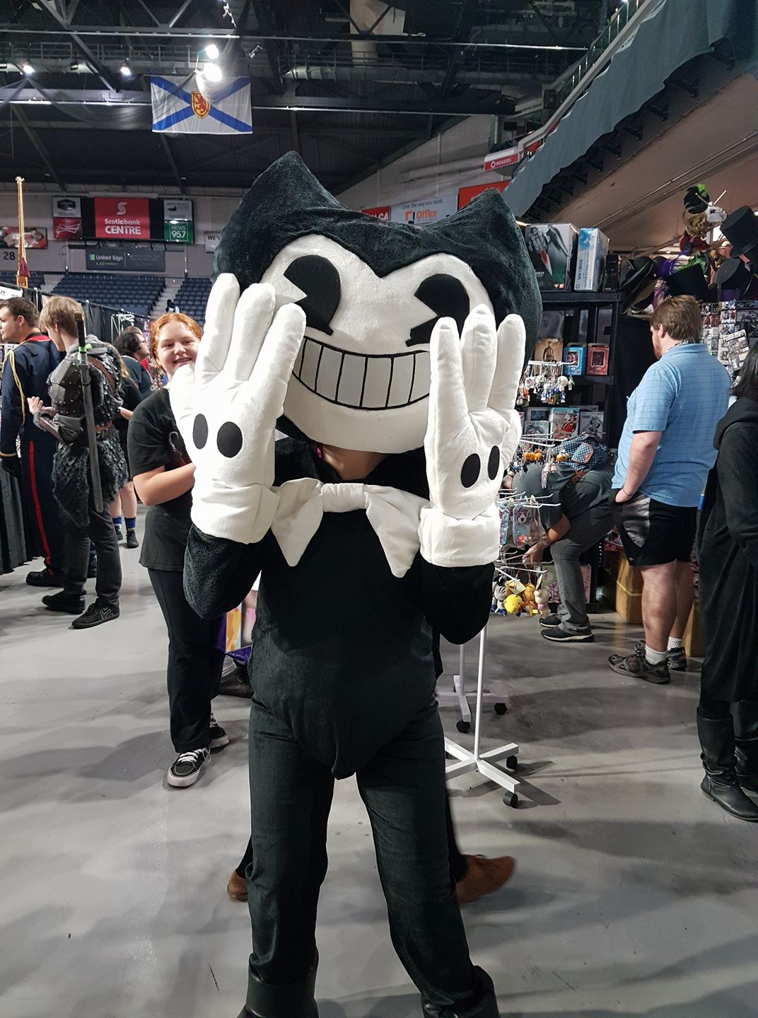 The costume for Bendy