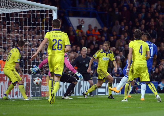 Maribor suffered a heavy defeat at Chelsea in 2014 