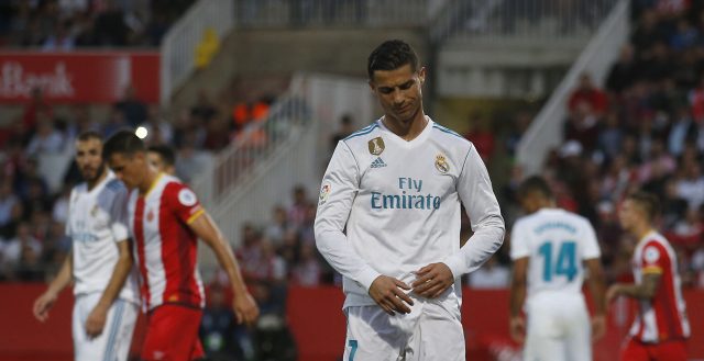 Cristiano Ronaldo could not find the net against Girona