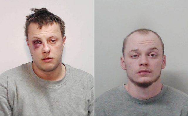 Ryan Gibbons, left, and Raymond Davies