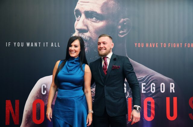 McGregor was joined on the red carpet by his partner Dee Devlin (Brian Lawless/PA Wire)