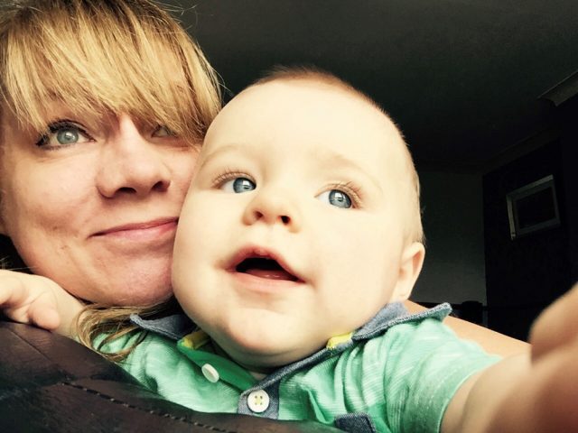 Angela Oliver and grandson Lucas Smith (Collect/PA Real Life)