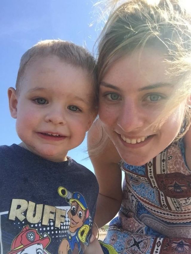 Sasha Oliver and her son Lucas Smith Lucas Smith (Collect/PA Real Life)