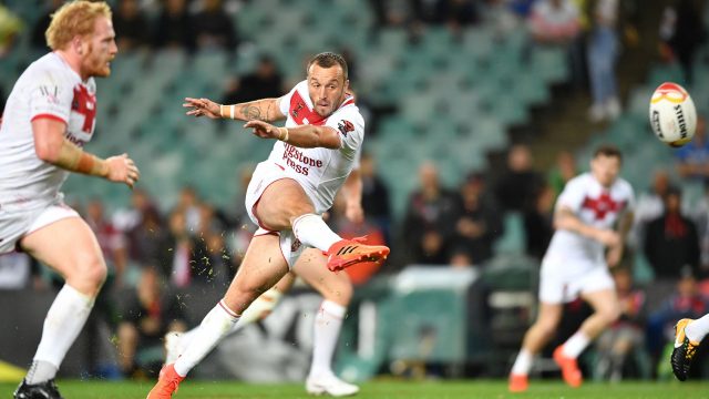 Josh Hodgson played the majority of the 29-10 win over Lebanon in the World Cup