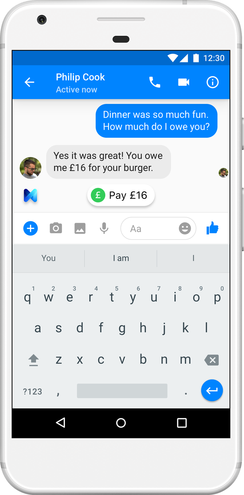 Messenger payments