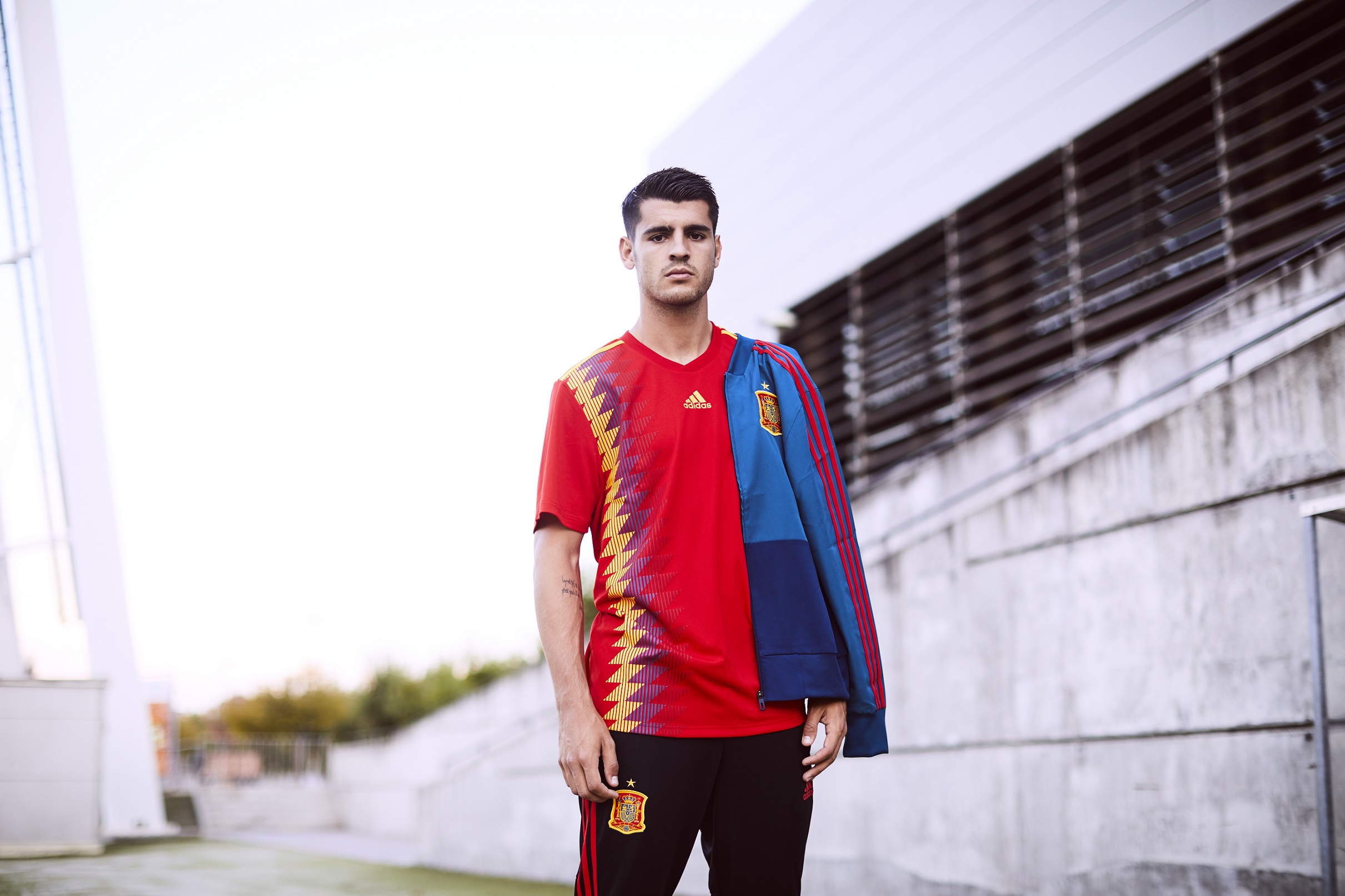 Spain's home shirt for the 2018 World Cup in Russia