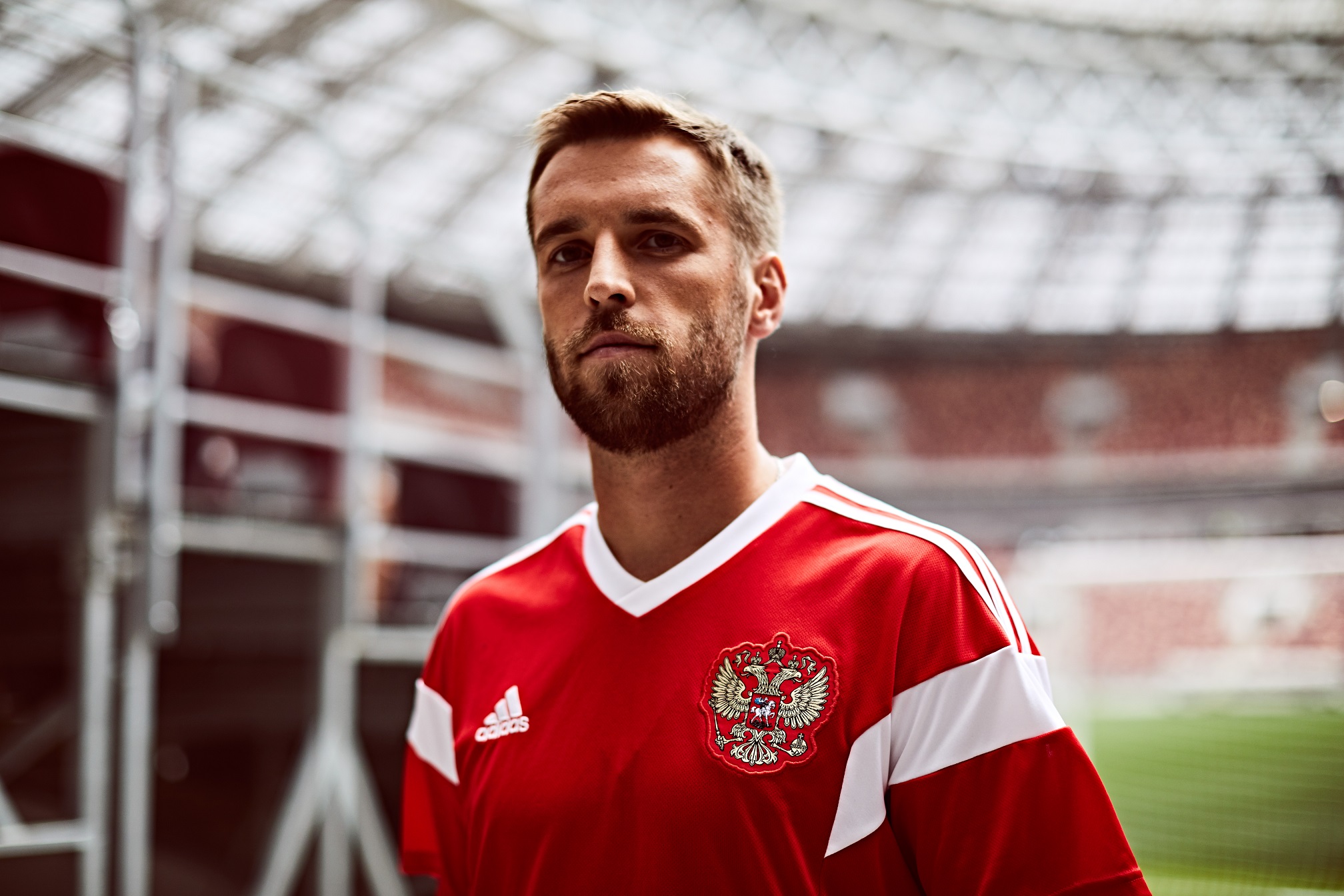 Russia's home shirt for the 2018 World Cup in Russia