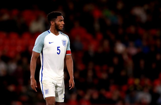 Joe Gomez, on England Under-21s duty in September (John Walton/Empics)