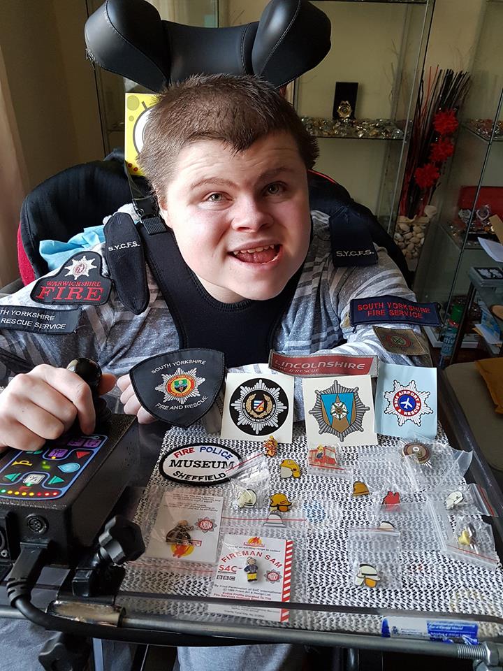 John Morgan who is collecting emergency service badges and memorabilia (Paul Morgan)