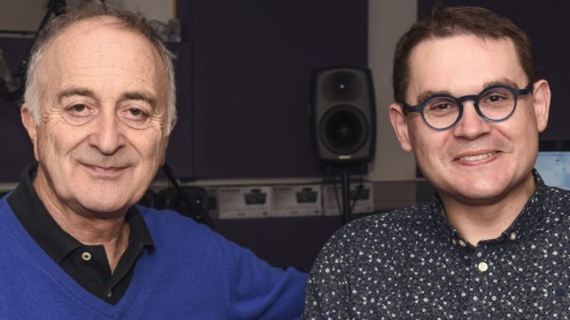 Sir Tony Robinson and renowned composer Professor Paul Mealor (University of Aberdeen )