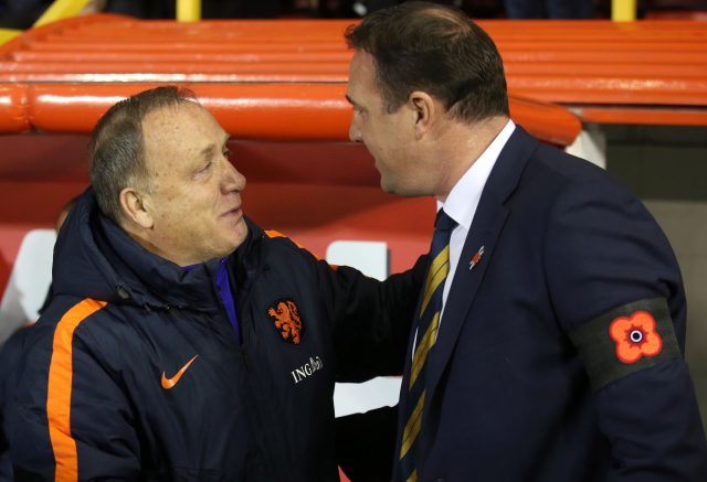 Dick Advocaat, left, and Malky Mackay 