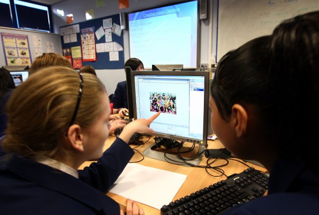 There is concern over the number of girls taking IT for GCSE and A-levels (PA)