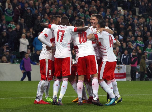 Switzerland left Windsor Park with a 1-0 advantage