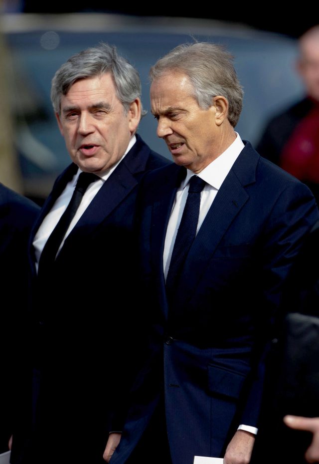 Gordon Brown and Tony Blair
