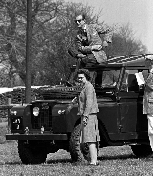Watching the Badminton Horse Trials in 1968 (PA)