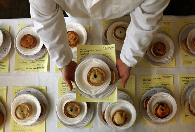 Scotch pie world championships (Andrew Milligan/PA)