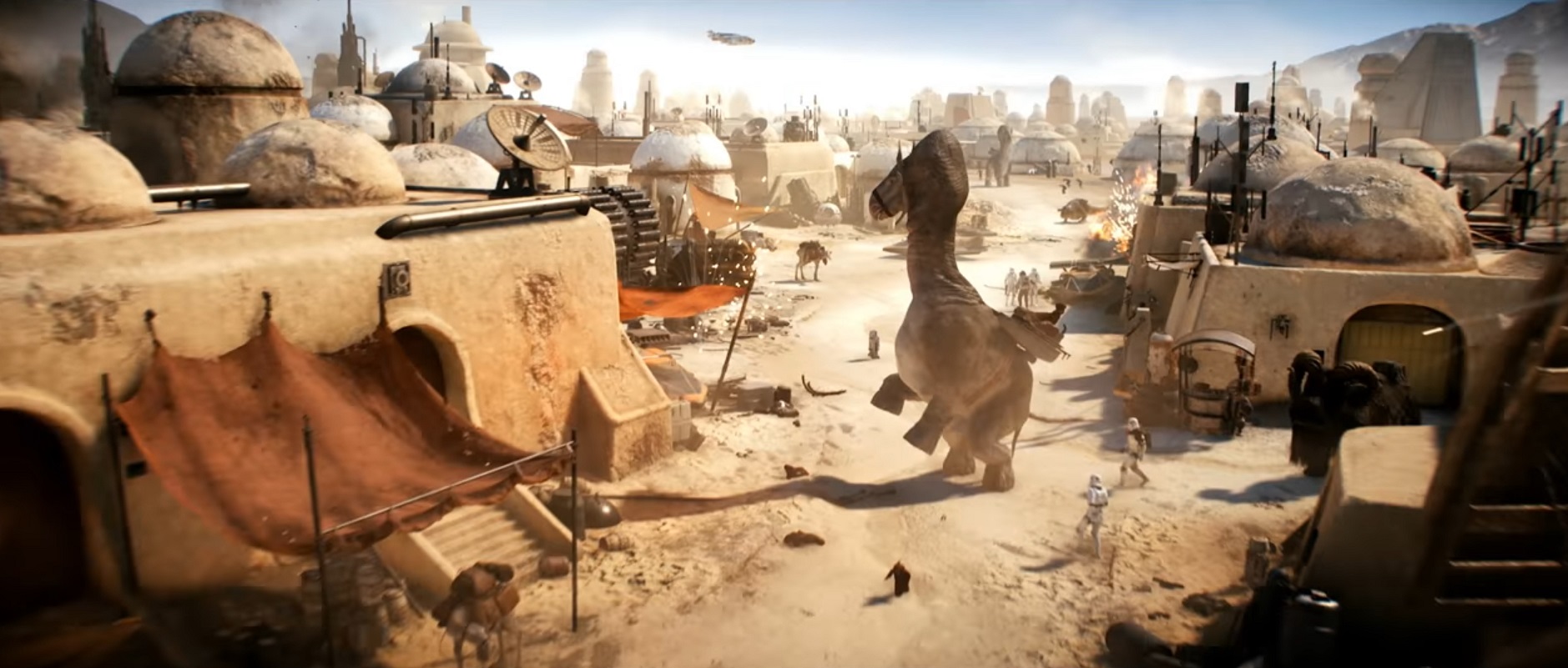 A scene from the Star Wars: Battlefront II trailer