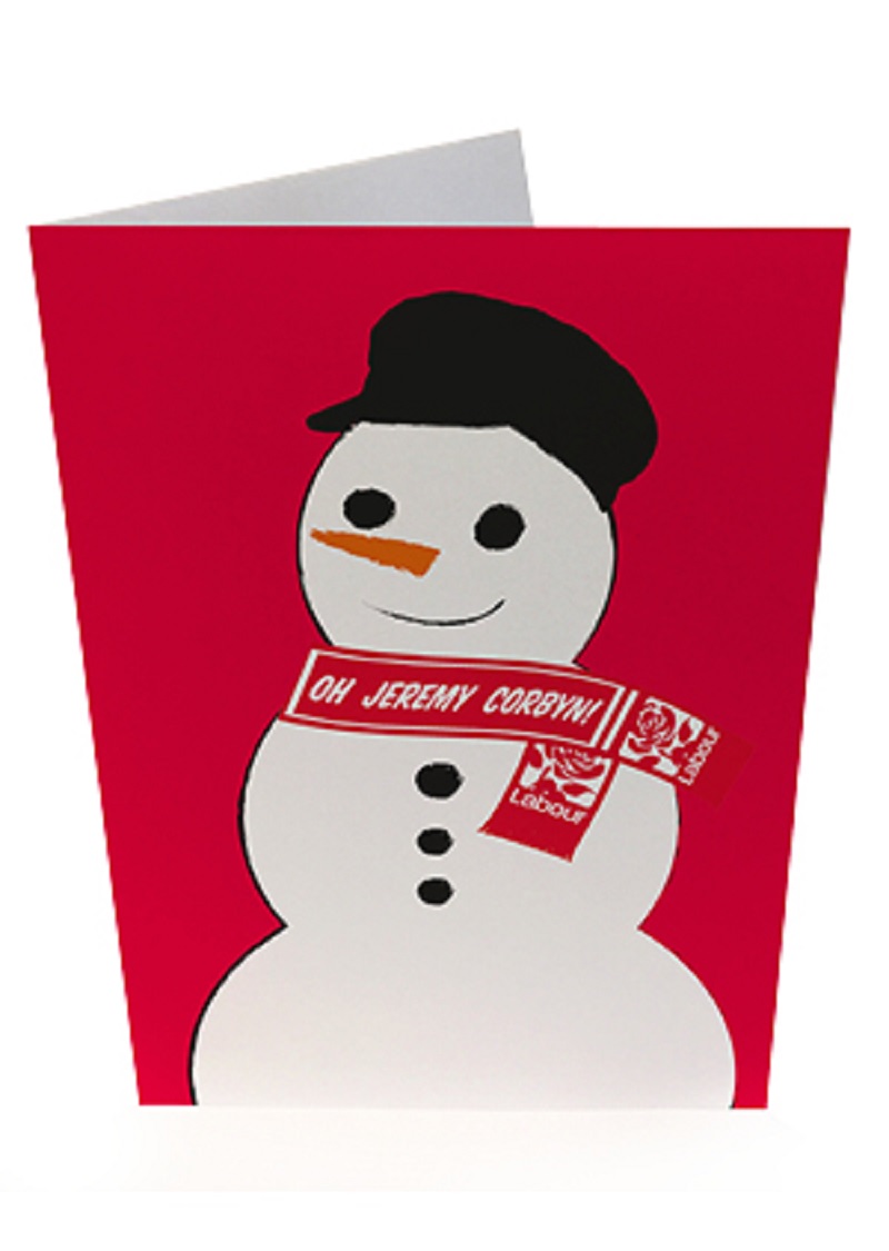 The snowman card