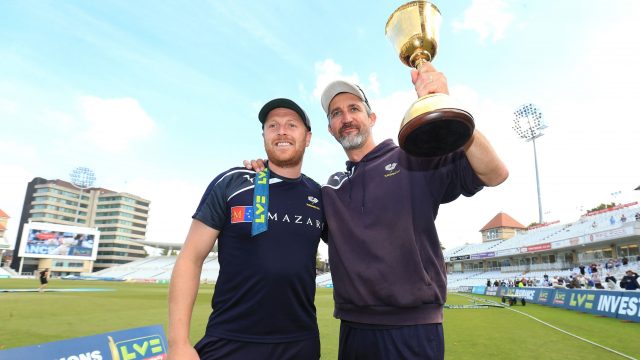 Jason Gillespie guided Yorkshire to the Division One title in 2014, their first in 13 years