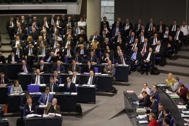 A plenary session of German parliament Bundestag