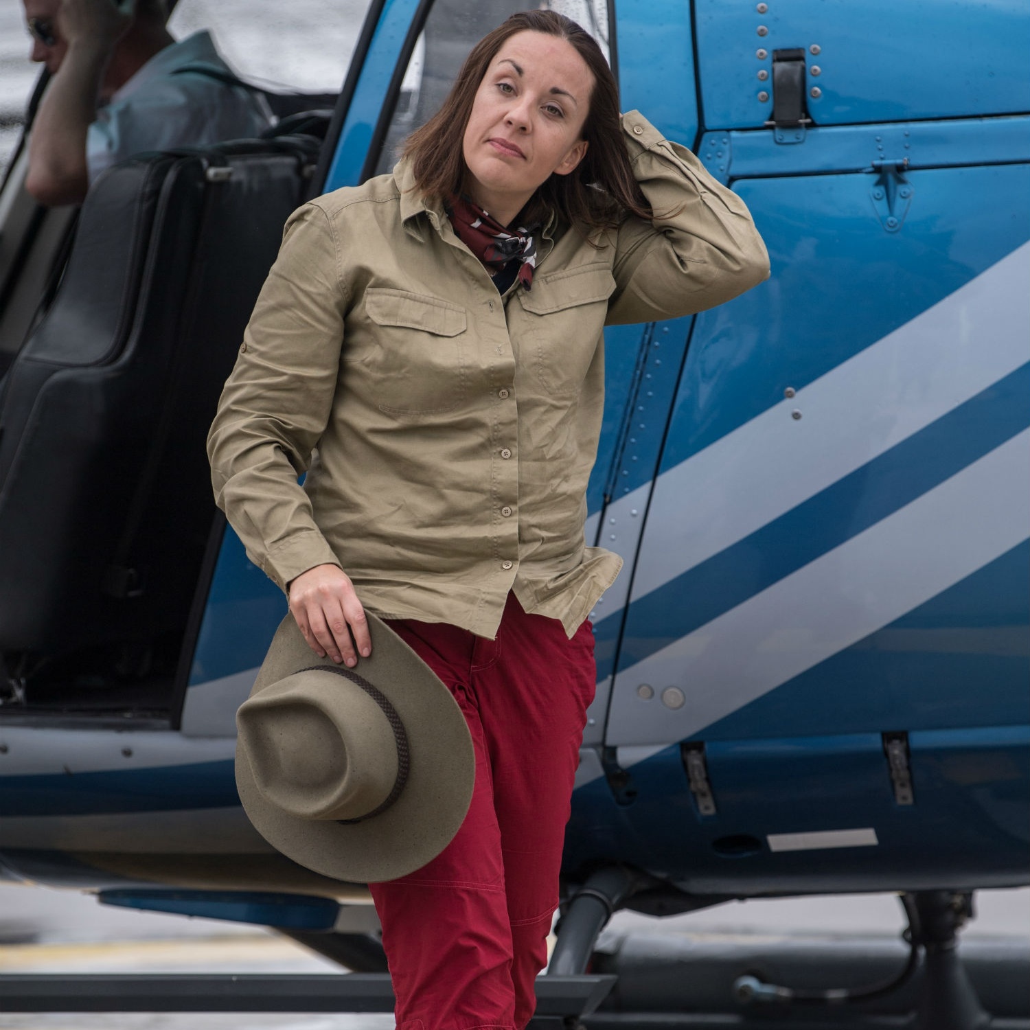 Kezia touches down in Australia.