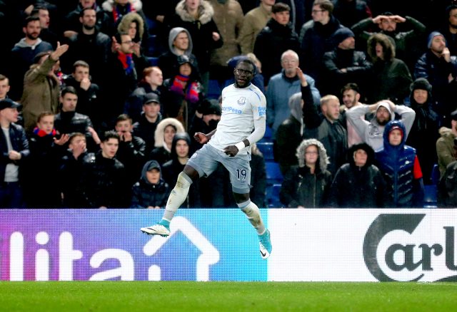 Oumar Niasse scored Everton's second goal after winning the penalty for the opener