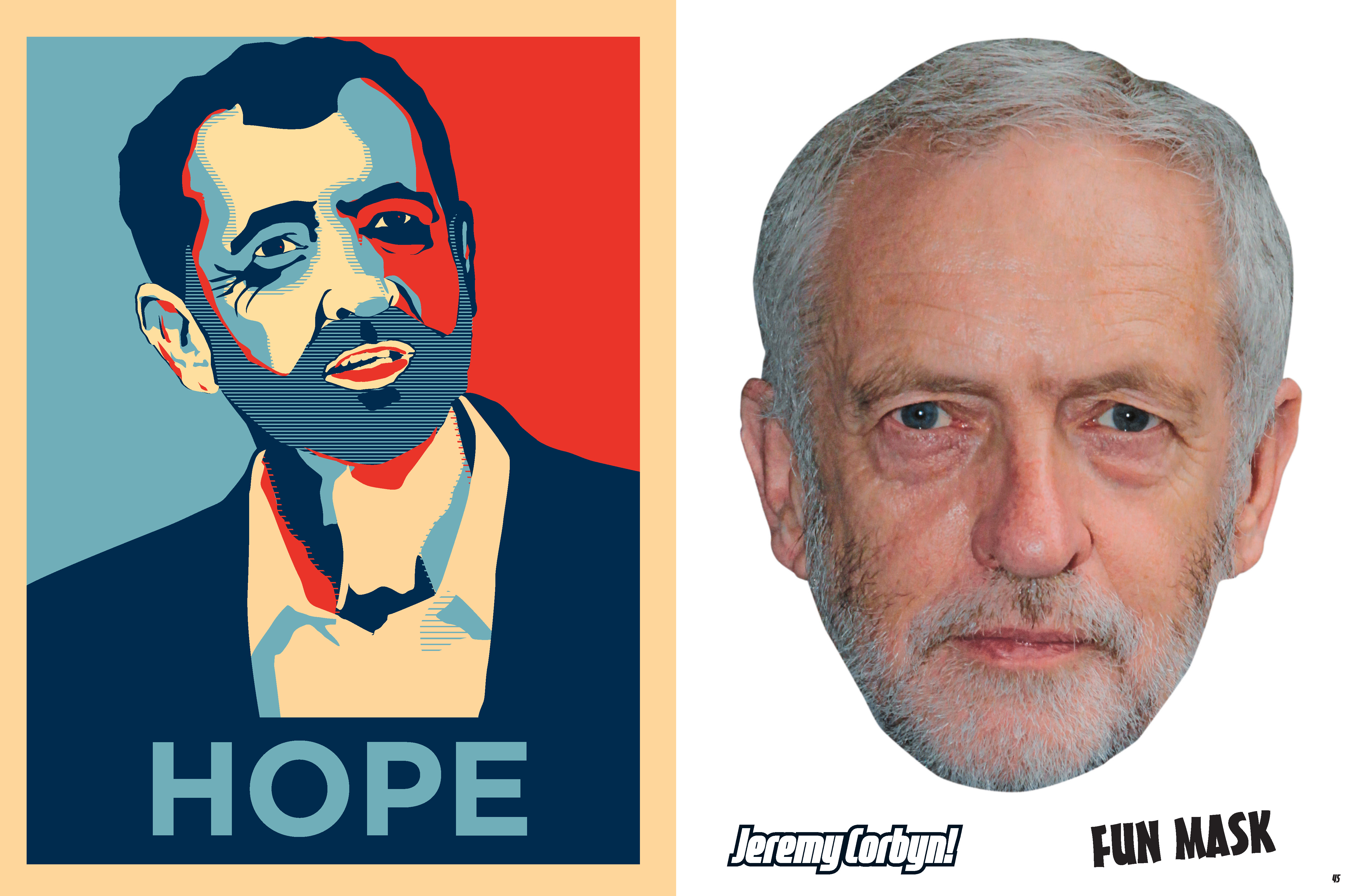 Jeremy Corbyn in the style of Barack Obama's Hope picture (Portico)
