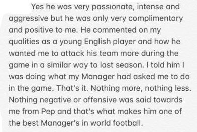 Nathan Redmond: Pep Guardiola was complimentary during passionate, intense chat PLZ Soccer Nathan Redmond: Pep Guardiola was complimentary during passionate, intense chat PLZ Soccer